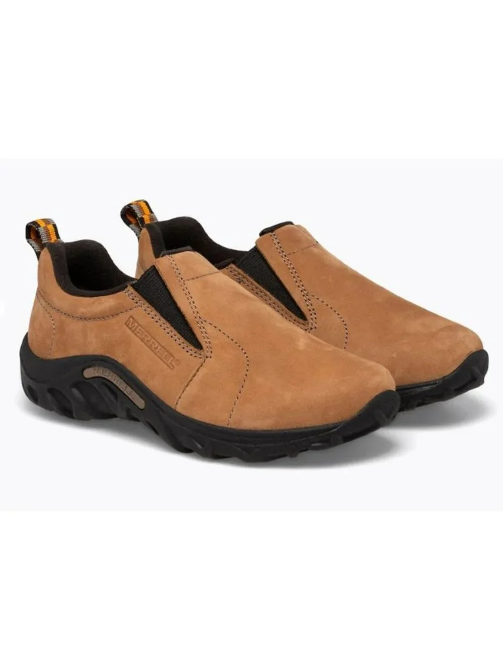 Merrell Big Kids Jungle MOC Nubuck Shoes Hiking Sneaker Brown Nubuck Size US 7M - Picture 3 of 13